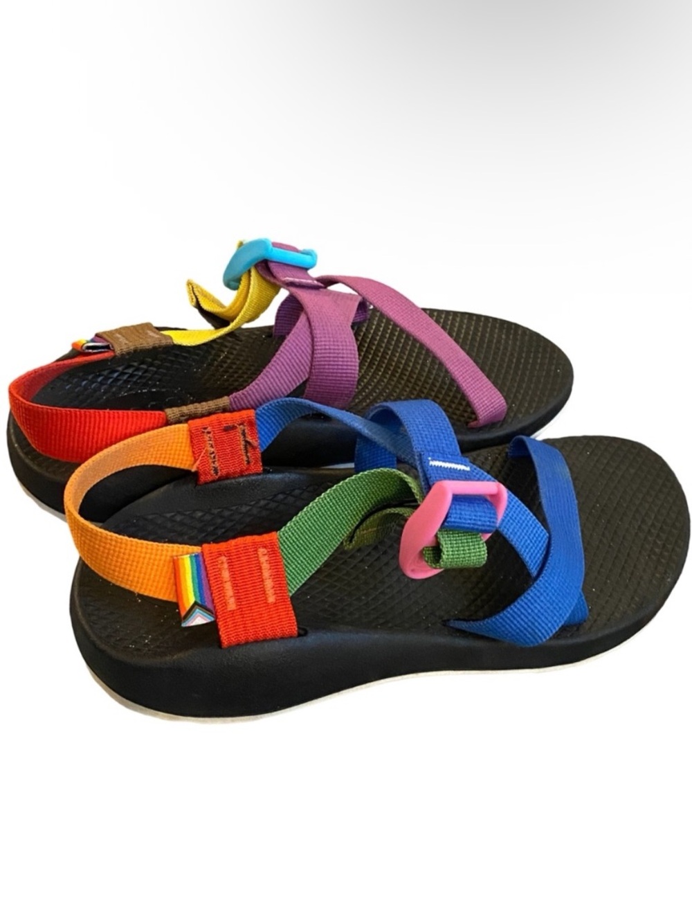 Chaco Z/1 classic Pride rainbow limited edition LGBTQIA+ hiking sandals size 5